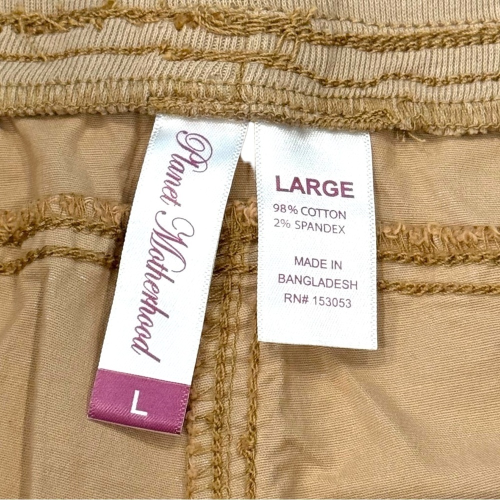 Planet Motherhood Size Large Maternity Shorts w/Drawstring & Underbelly Panel - Picture 5 of 5